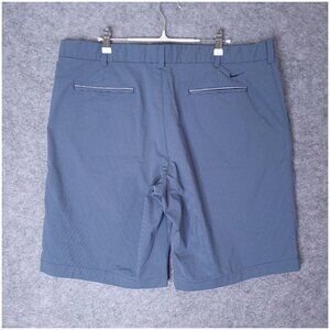 Nike Dri-Fit Tour Performance Golf Blue Stripe 10.5 Inseam Shorts Size 38